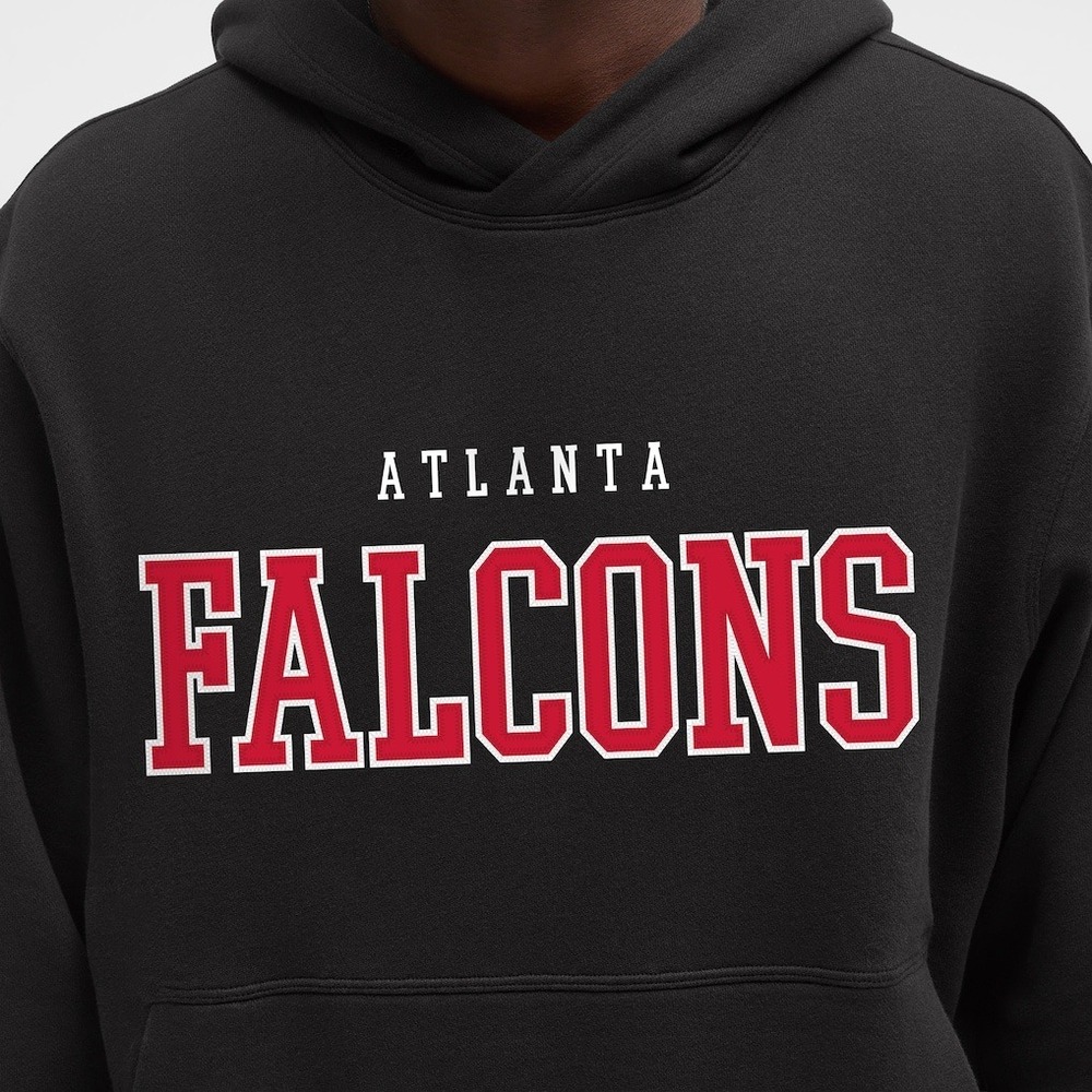 Lululemon Atlanta Falcons Steady State Hoodie Mens Black NFL Pullover Sweatshirt